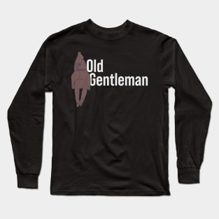 Old Gentleman of Raahe Text - Cowskin Suit - Diving Dress Long Sleeve T-Shirt